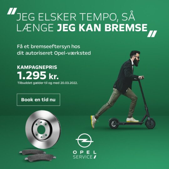 Opel-kampagne på bremser!